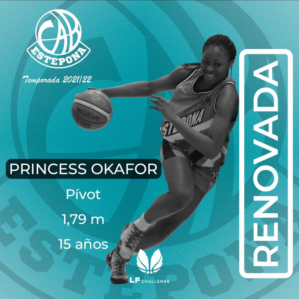 Princess Okafor continuará formándose en el CAB Estepona