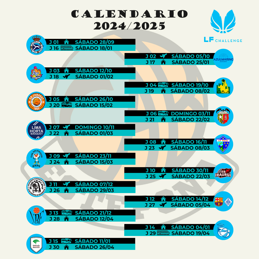 El CAB Estepona Jardín de la Costa del Sol conoce su calendario de LF Challenge 2024/25